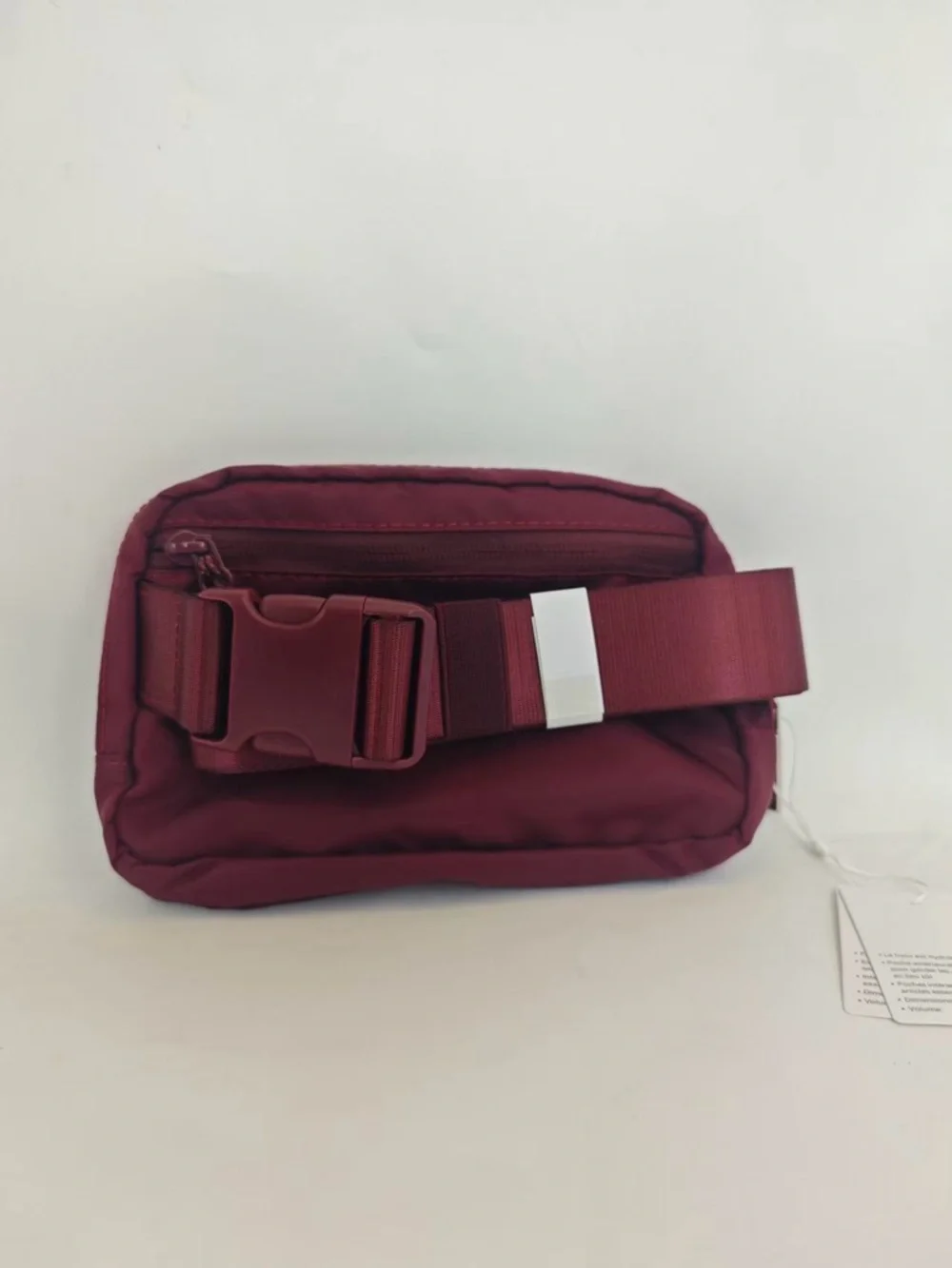 lululemon Wine Red Zip Pouch